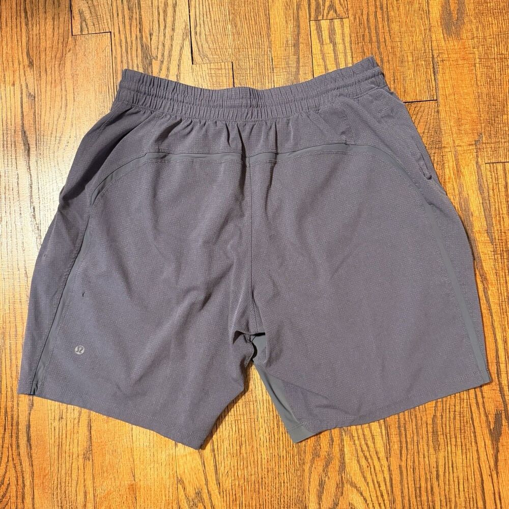 Lululemon Men’s Pace Breaker Swim Short Linerless Trunks Shorts Gray  8" - Large